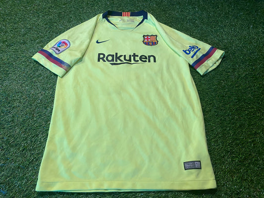 FCB Barcelona Spain La Liga Espana Football XL Boys / Youths Nike Away Jersey