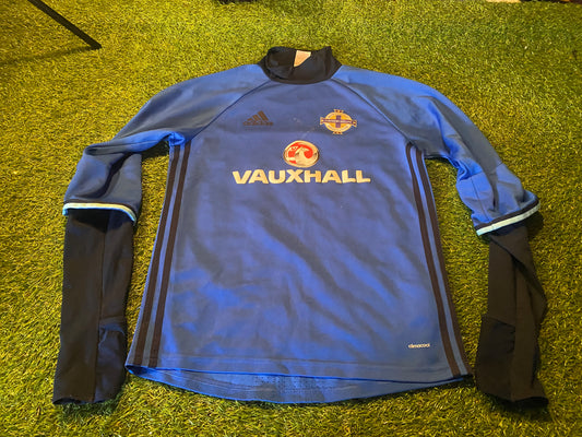 Northern Ireland Football Ulster GAWA Small Mans Adidas Made Climacool Training Sweater