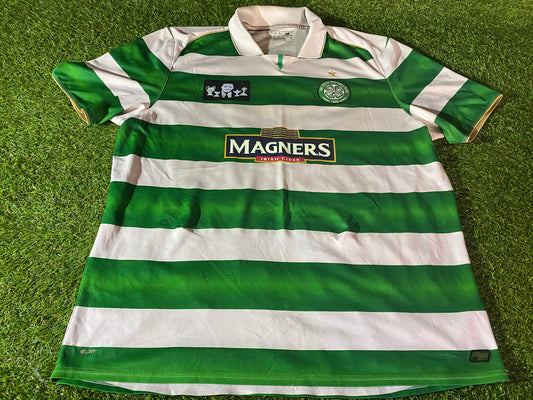 Celtic FC Scotland Soccer Football Big XXL 2XL Mans Jock Stein New Balance Home Jersey / Shirt