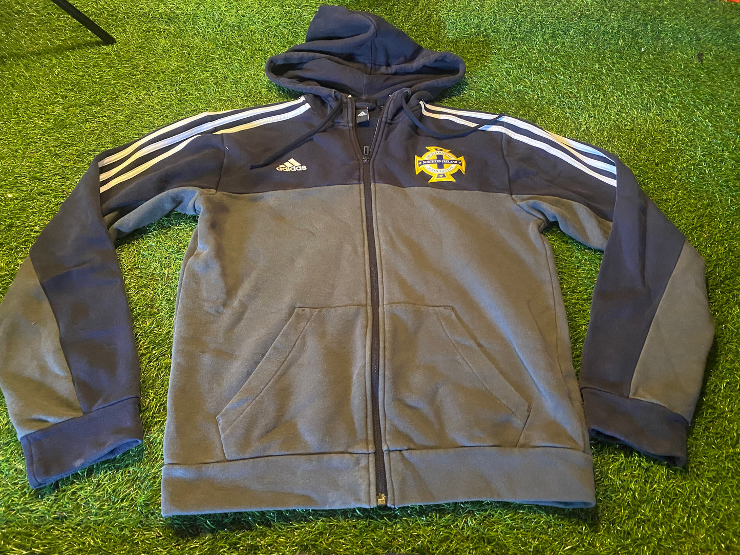 Northern Ireland Football Ulster GAWA Small Mans Adidas Made Heavier Hoody Hooded Zip Up Top