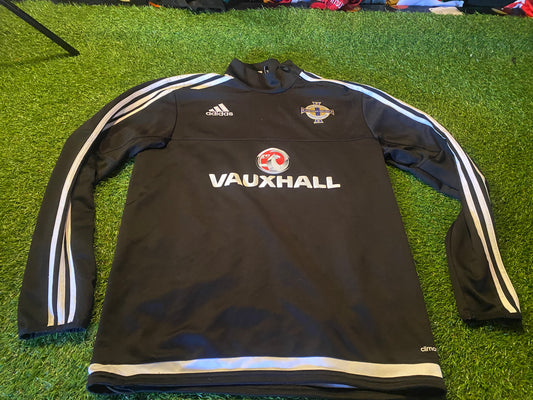 Northern Ireland Football Ulster GAWA Medium Mans Adidas Black Sweater Over Type Top