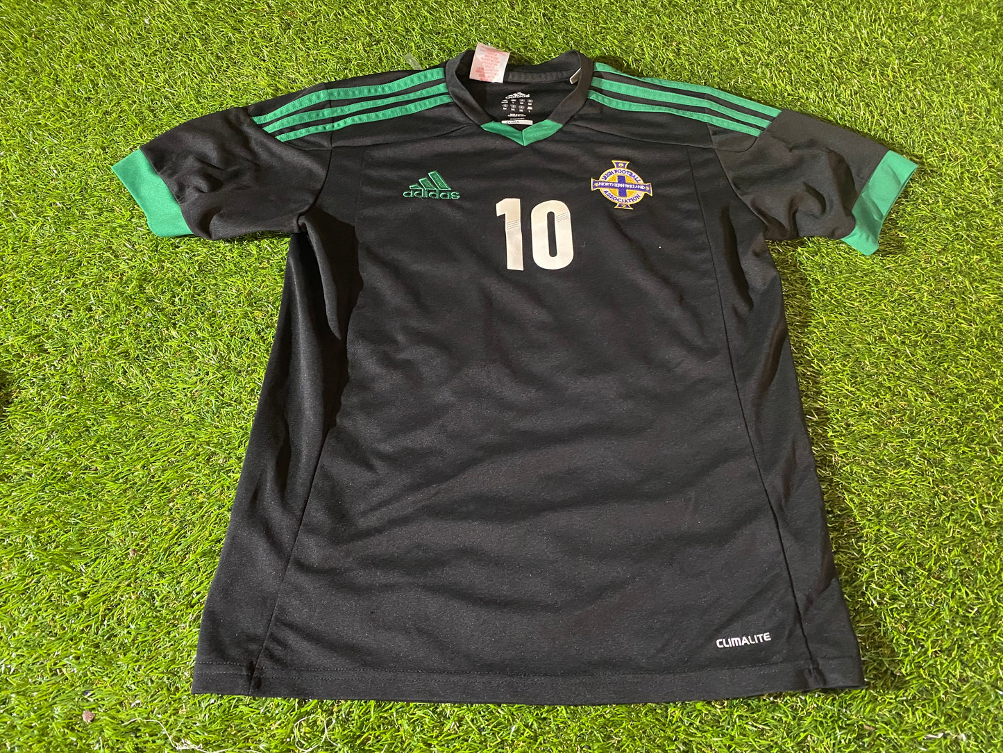 Northern Ireland Ulster Football Soccer Youths / XL Boys 13-14 Year Old Adidas Away Jersey