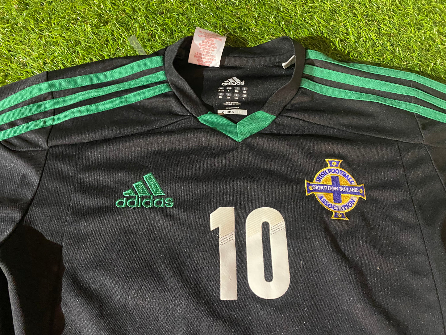 Northern Ireland Ulster Football Soccer Youths / XL Boys 13-14 Year Old Adidas Away Jersey