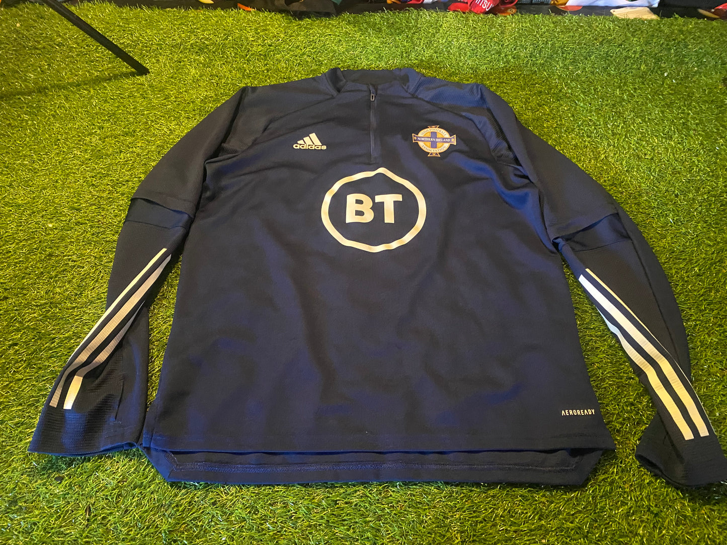 Northern Ireland Football Ulster GAWA Large Mans Adidas Aeroready Over Jersey