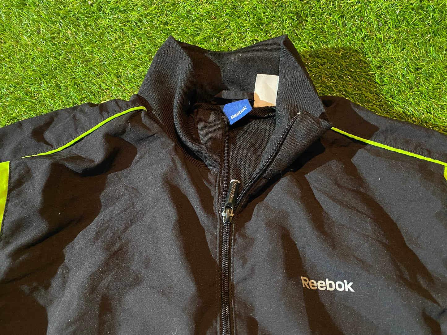 Reebok Sports Medium Mans Breathable Lined Tracksuit Type Jacket / Coat