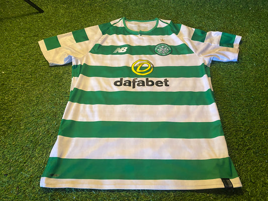 Celtic FC Scotland Scottish Soccer Football Medium Mans New Balance Made HomeJersey