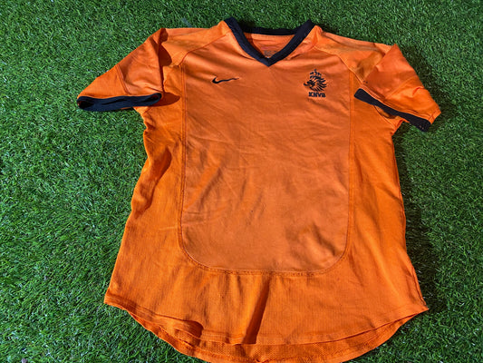 Holland Dutch Netherlands Soccer Football XL Boys 13-14 Year Old Vintage Home Jersey