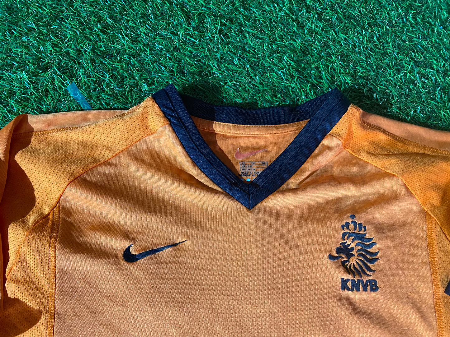 Holland Dutch Netherlands Soccer Football XL Boys 13-14 Year Old Vintage Home Jersey