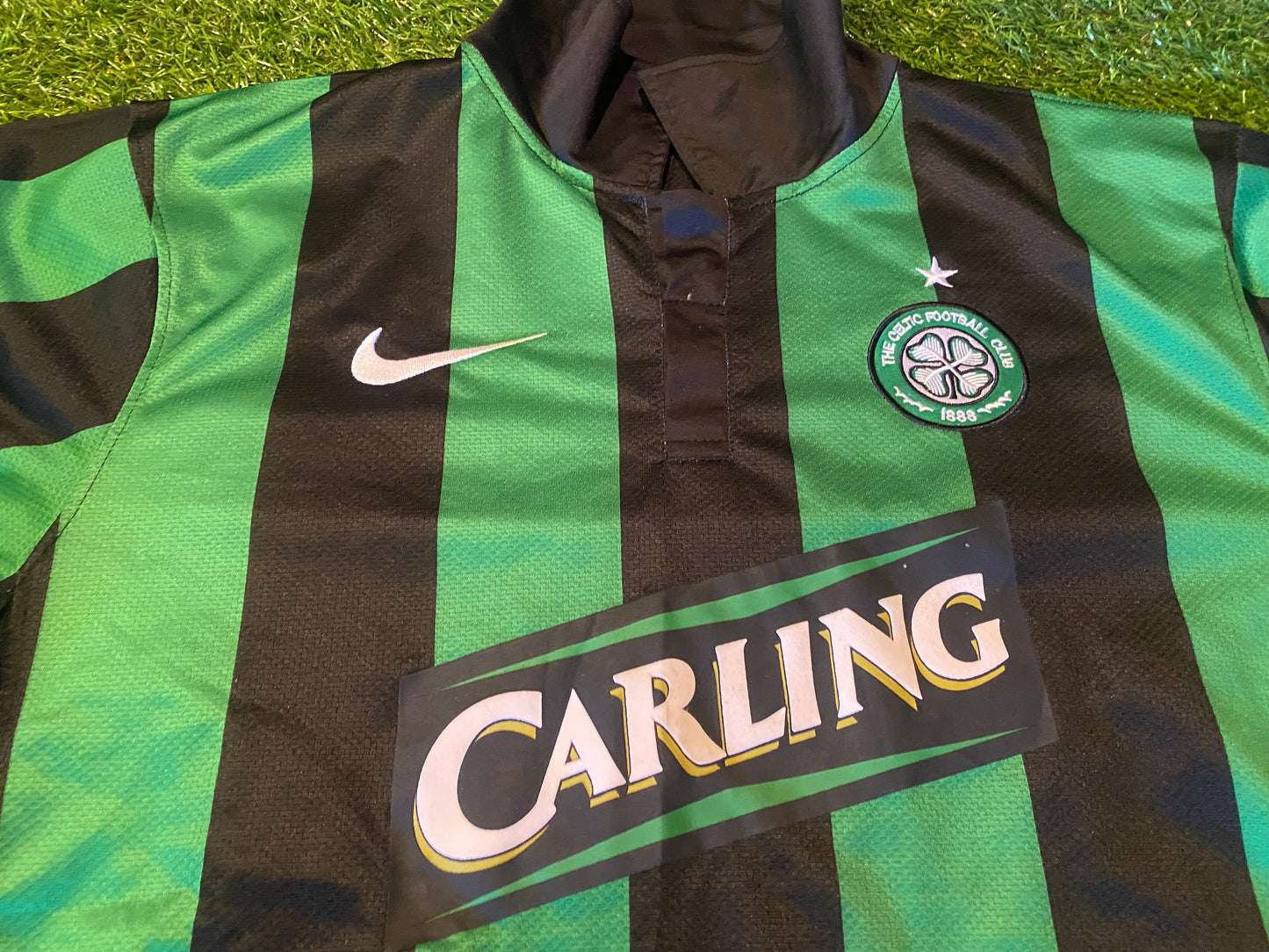 Celtic FC Scotland Scottish Soccer Football Large Mans Rare Nike Made Away Jersey