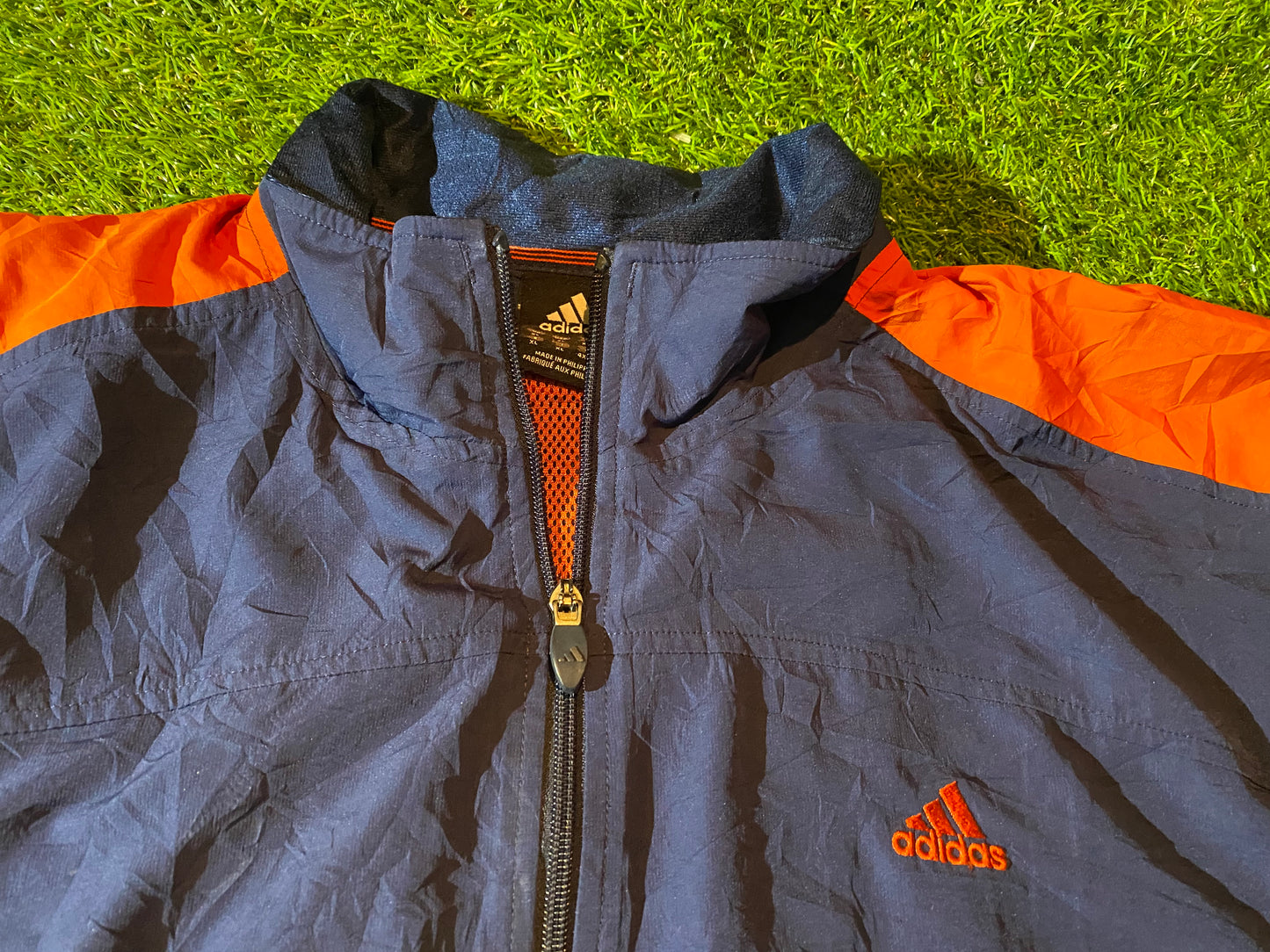 Adidas 3 Stripes Sports XL Extra Large Mans Breathable Lined Coat / Jacket