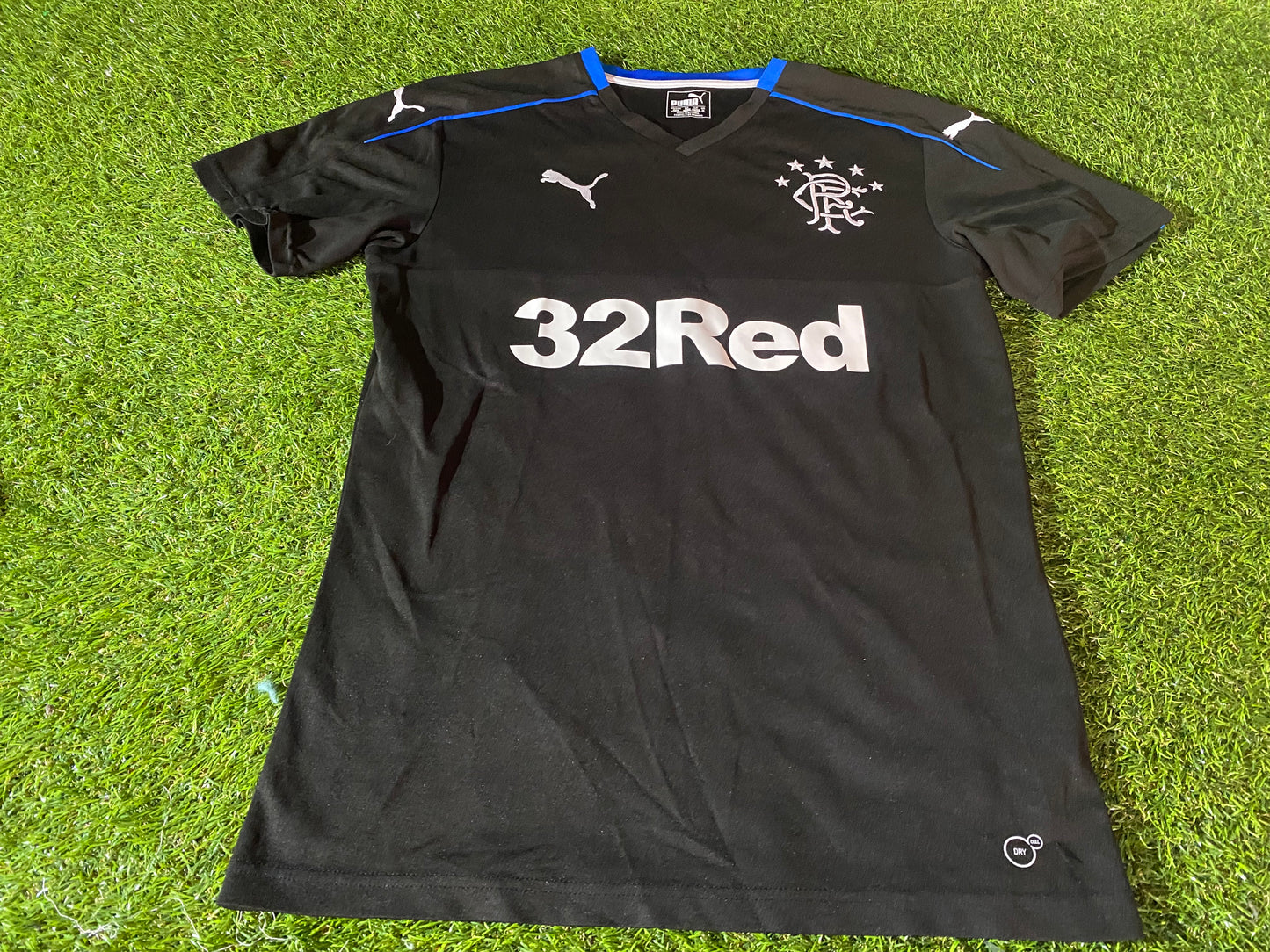 Glasgow Rangers Scotland Football Medium Mans Puma Made 2018 3rd Jersey / Shirt