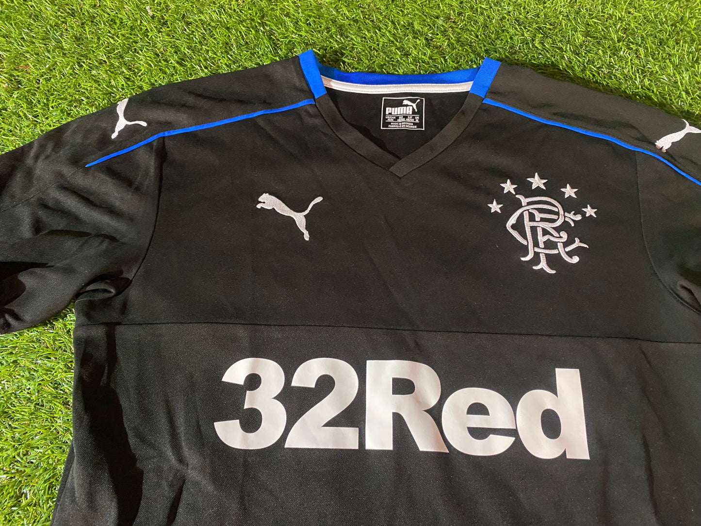 Glasgow Rangers Scotland Football Medium Mans Puma Made 2018 3rd Jersey / Shirt