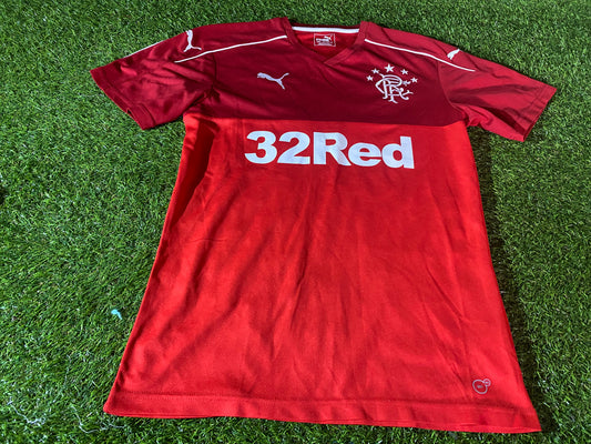 Glasgow Rangers Scotland Football Medium Mans Puma Made 2018 Away Jersey / Shirt