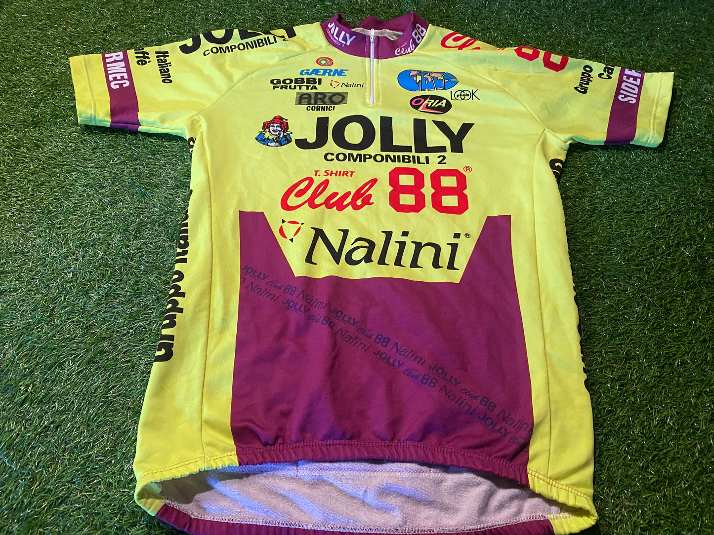 Nalini Rare Vintage 1980's Cycling Bike Tour de France Type Size 6 XL Extra Large Mans Jersey