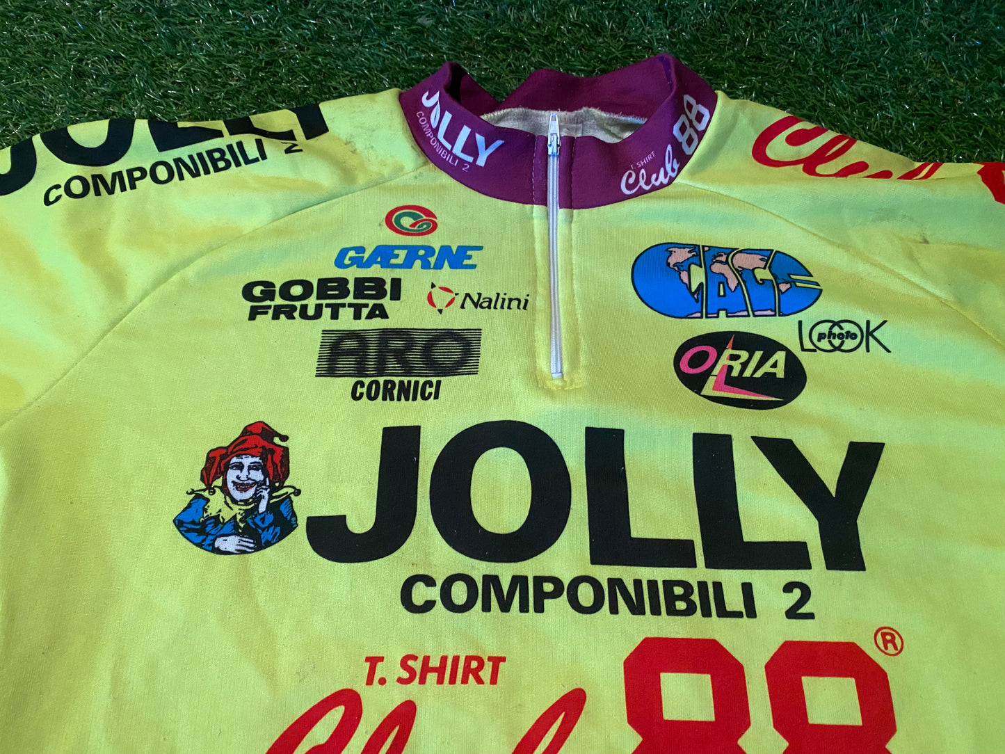 Nalini Rare Vintage 1980's Cycling Bike Tour de France Type Size 6 XL Extra Large Mans Jersey