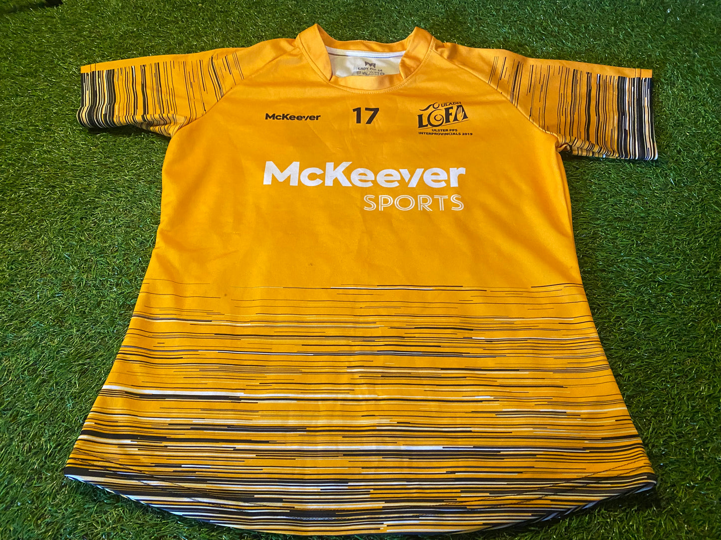 Ulster Uladh GAA Gaelic Football Oneills Adult Womans Females Size 14 Match Worn Jersey