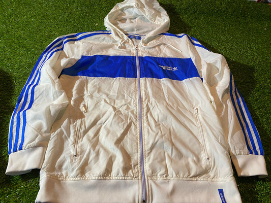 Adidas Originals Sports Medium Mans Breathable Lined Lighter Tracksuit Type Jacket / Coat