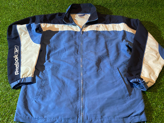 Reebok Made Sports Small mans Vintage Soft Lined Zip Up Tracksuit Top / Jacket