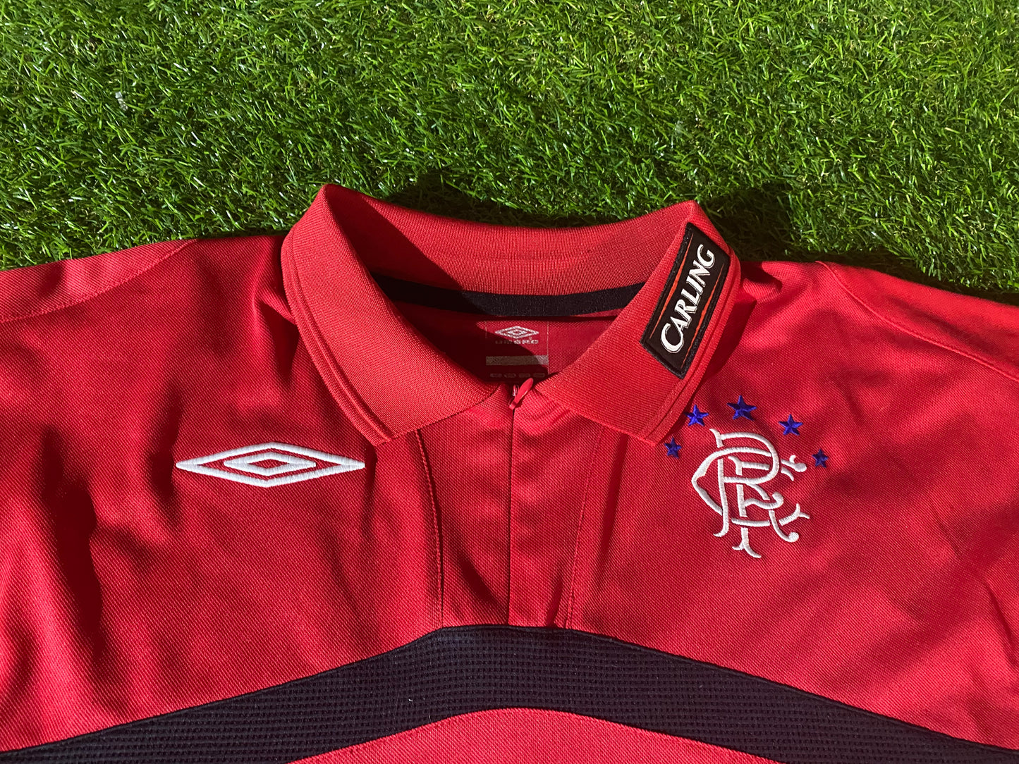 GLASGOW RANGERS FOOTBALL SHIRT UMBRO SIZE XLB-XS VGC GLASGOW RANGERS FOOTBALL SHIRT UMBRO SIZE XLB-XS VGC