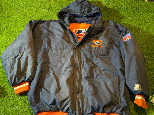 Chicago Bears USA NFL American Football XL Extra Large Mans Vintage Starter Made Jacket