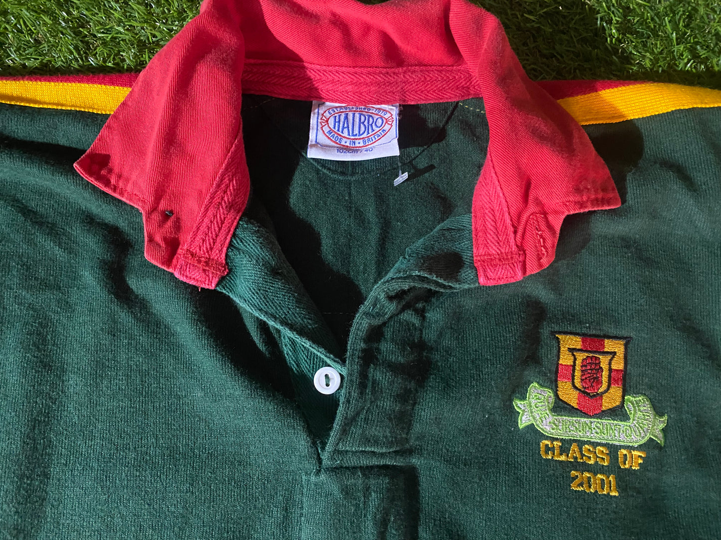 Ulster Schools Rugby Union Northern Ireland Medium Mans Vintage Match Worn no01 Jersey