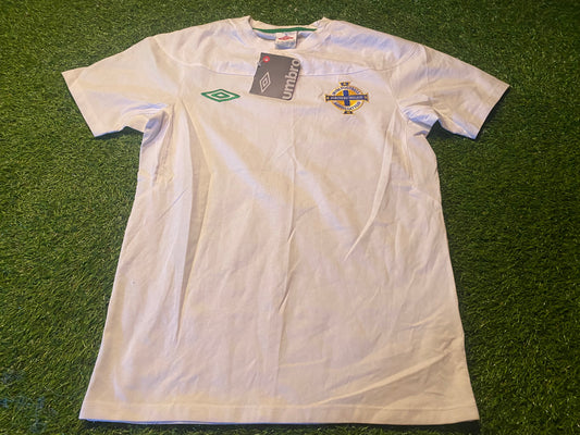 Northern Ireland Football Ulster GAWA Small Mans New BNWT Umbro Cotton T Shirt