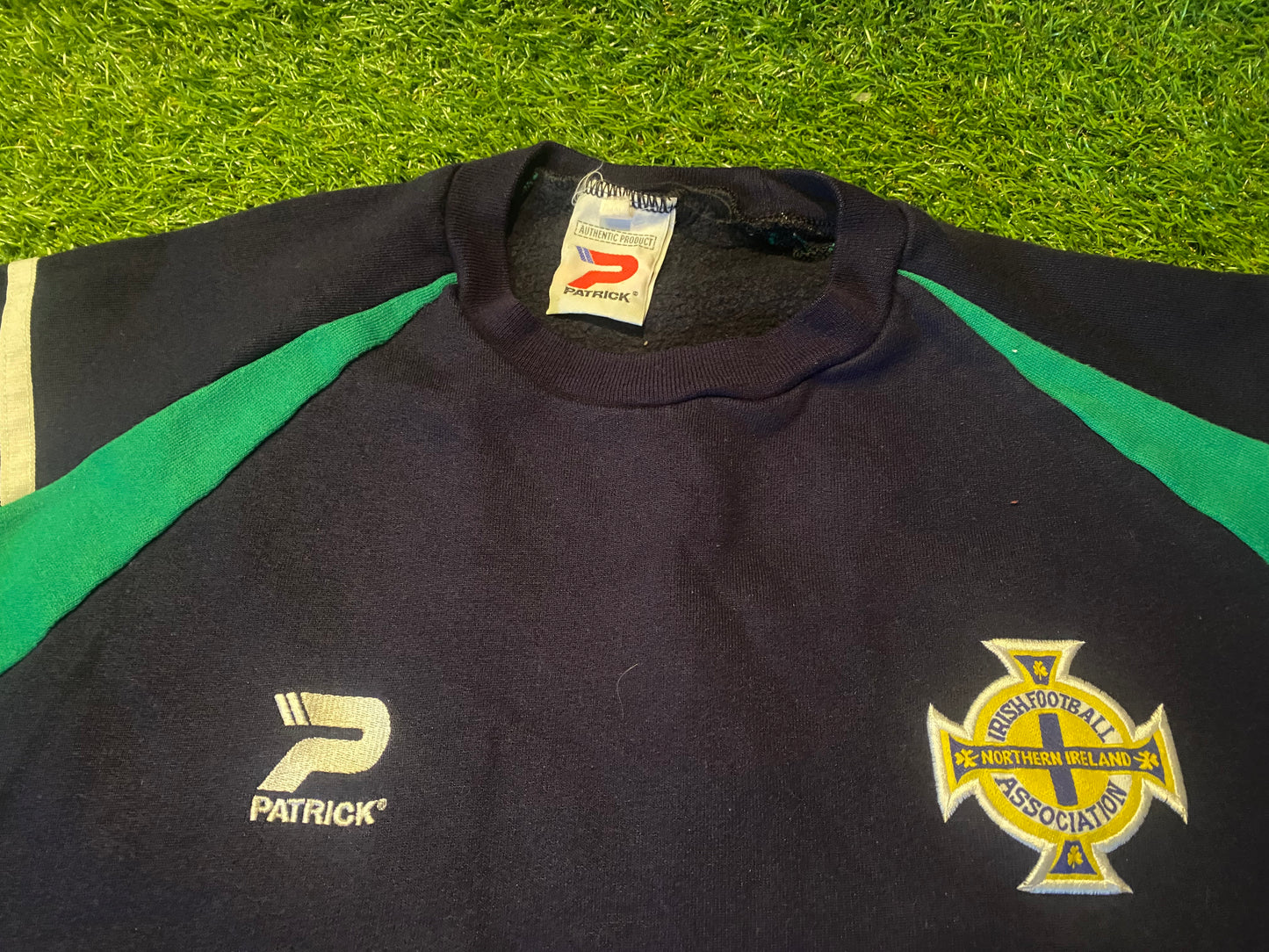 Northern Ireland Football Ulster Rare Vintage Big XXL 2XL Mans Patrick Made Sweater