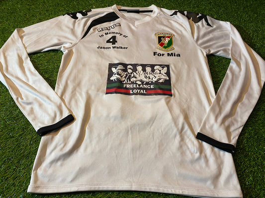 Glentoran FC Northern Ireland Football Medium Size In Memory Match Worn no8 Jersey