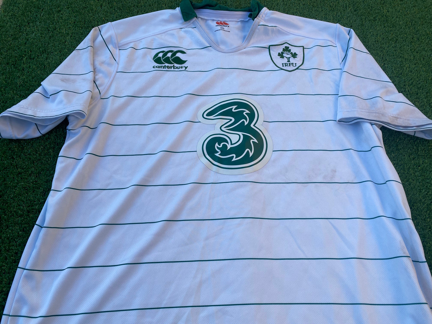 Ireland IRFU Eire Irish Rugby Union Football XXXL 3XL Mans CCC Made Away Jersey