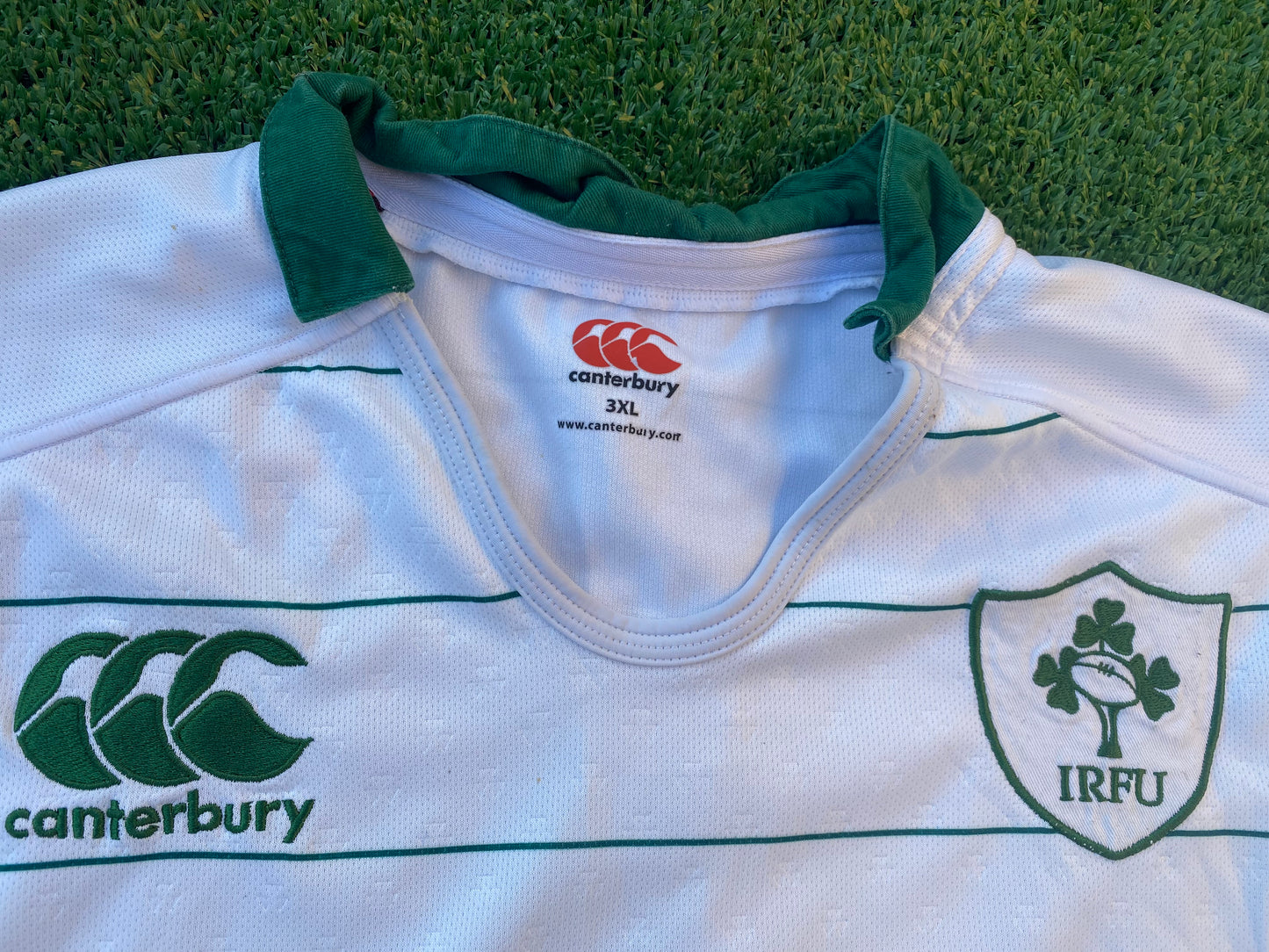 Ireland IRFU Eire Irish Rugby Union Football XXXL 3XL Mans CCC Made Away Jersey