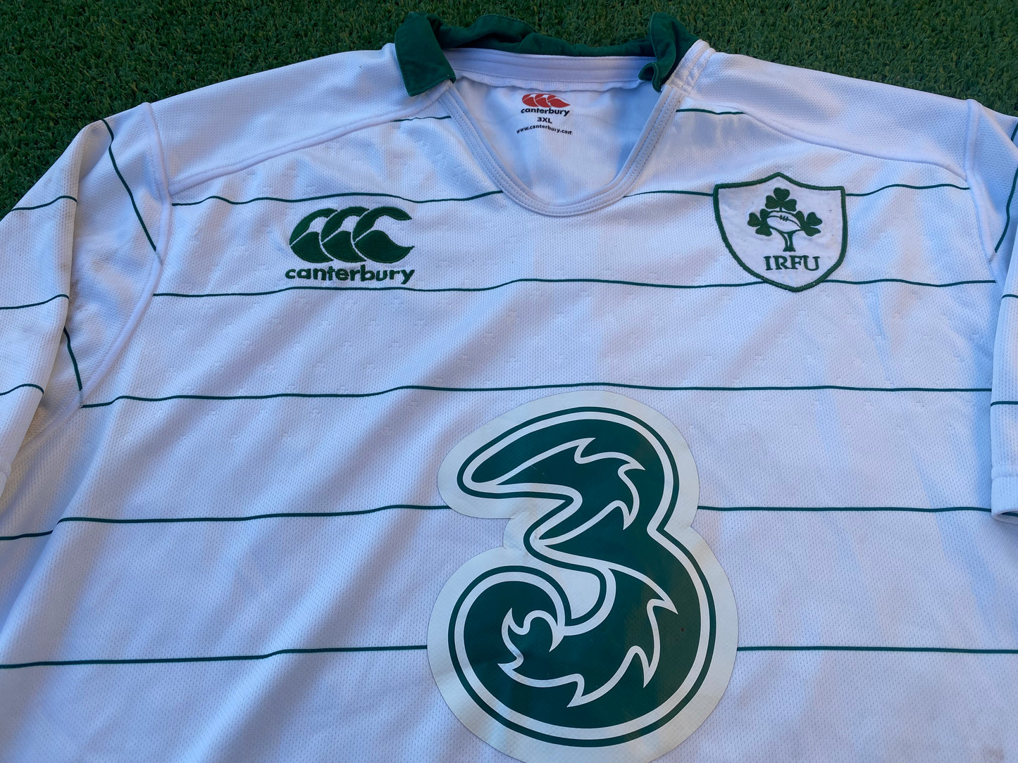 Ireland IRFU Eire Irish Rugby Union Football XXXL 3XL Mans CCC Made Away Jersey