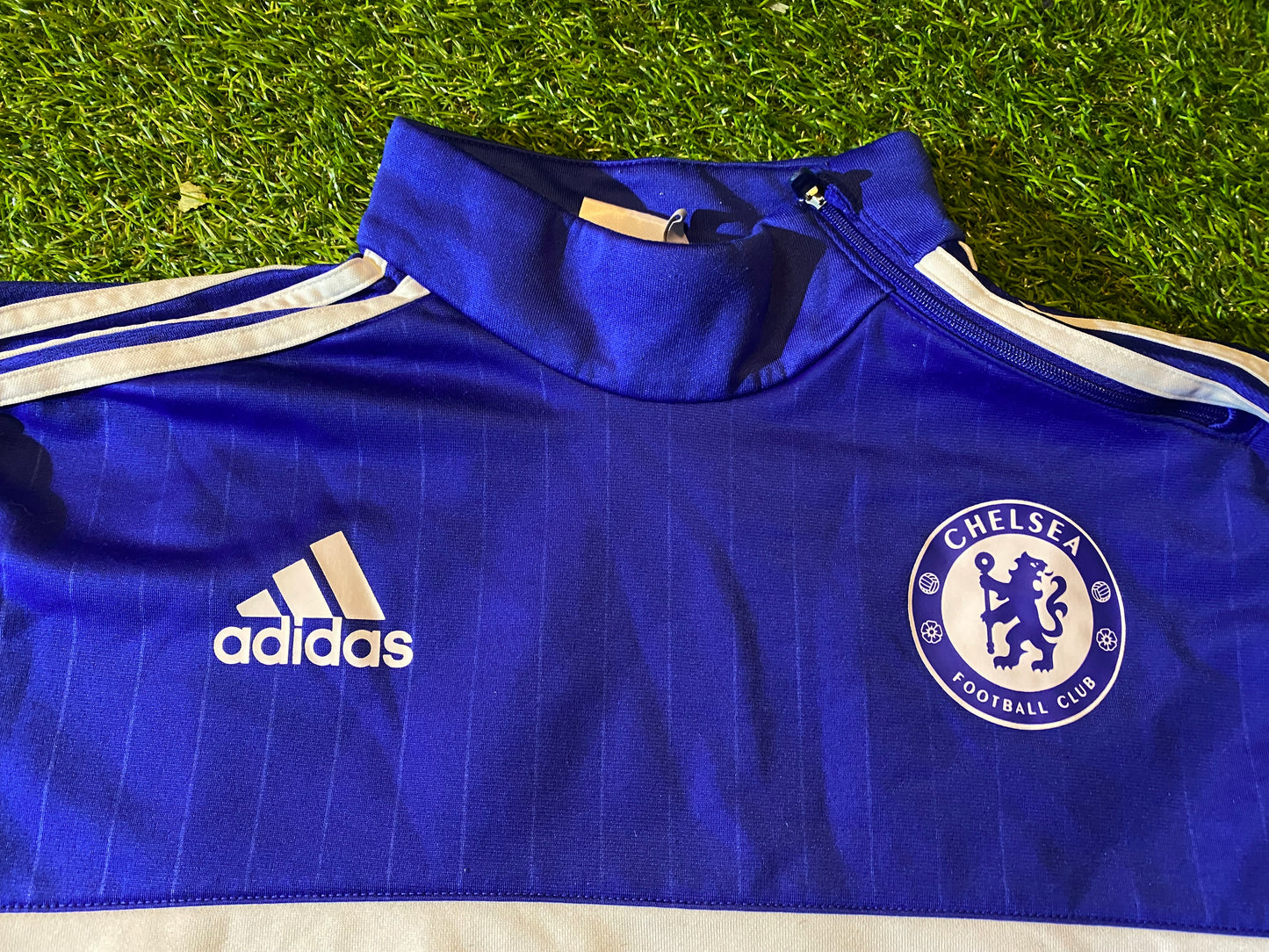 Chelsea FC England Football Soccer Medium Mans Adidas Sweater / Over Top