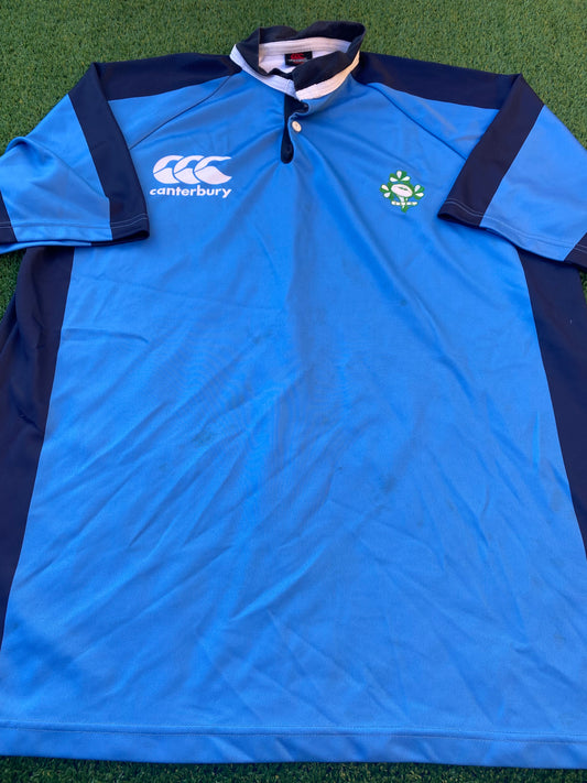 Ireland IRFU Eire Irish Rugby Union Football XXL 2XL Mans CCC Vintage Training Jersey