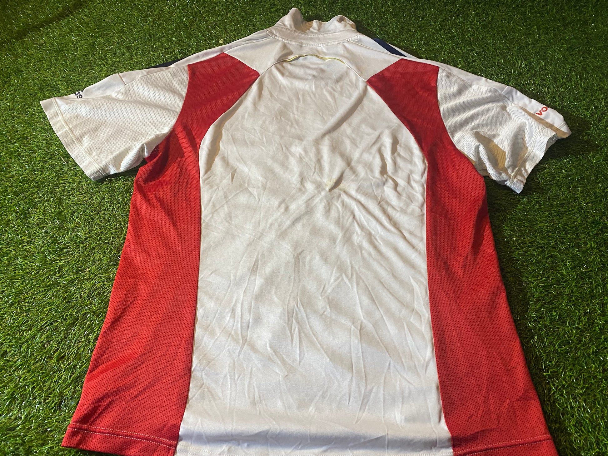 England English The Ashes Test Cricket Large Mans Adidas Made Jersey