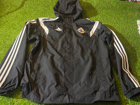Northern Ireland Football Ulster GAWA Medium Mans Adidas Made Lined Hooded Jacket / Coat