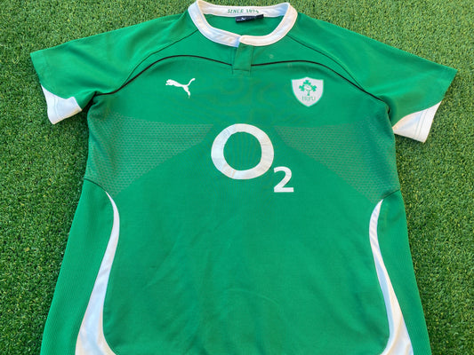 Ireland IRFU Eire Irish Rugby Union Football Womans Size 16 XL Puma Home Jersey