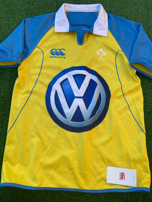 Ireland IRFU Eire Irish Tag Rugby Union Medium Mans CCC Made BNWT Reverse Jersey