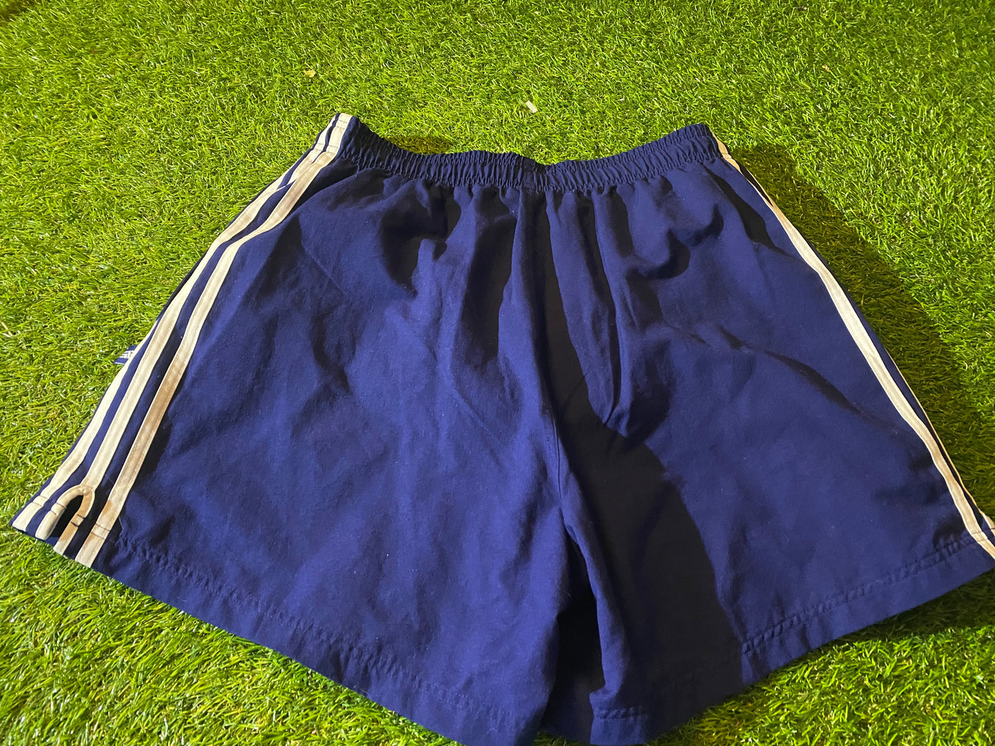 Adidas Made Cotton Lined Tie String Medium to Large Mans Vintage Style Shorts