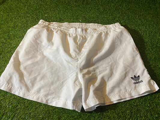 Adidas Made Cotton Lined Tie String XL Extra Large Mans Vintage Tennis Style Shorts