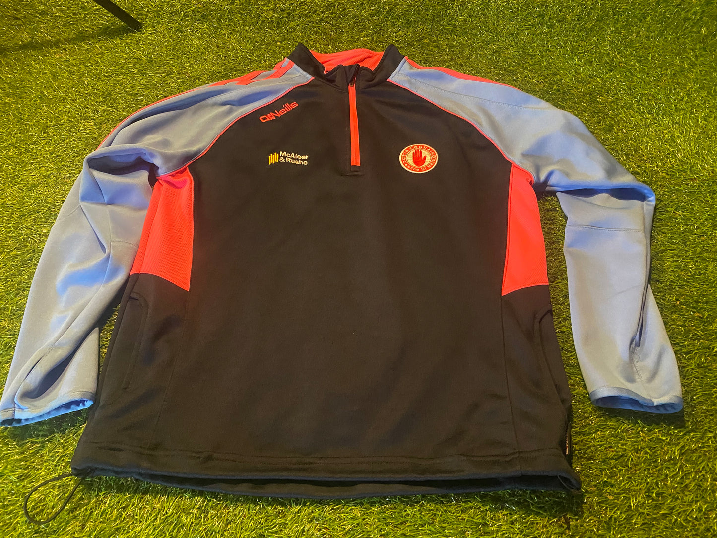 Co Tyrone GAA Gaelic Football Ireland Womans Size 14 Over Top Training Jersey