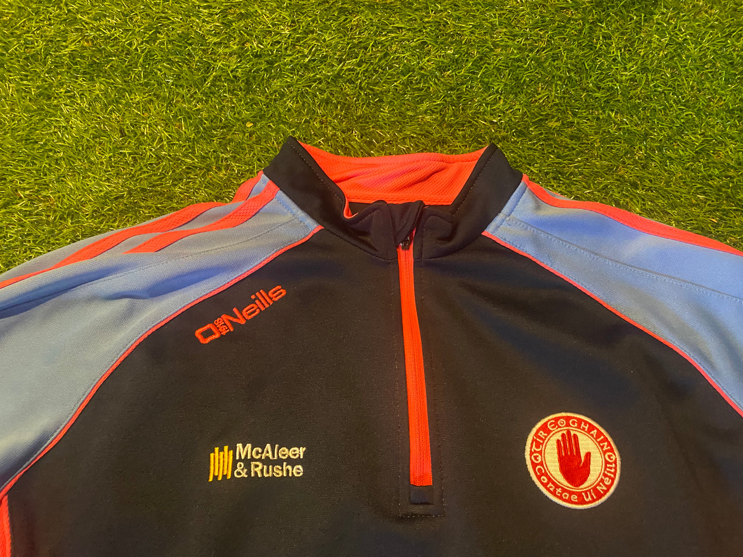 Co Tyrone GAA Gaelic Football Ireland Womans Size 14 Over Top Training Jersey