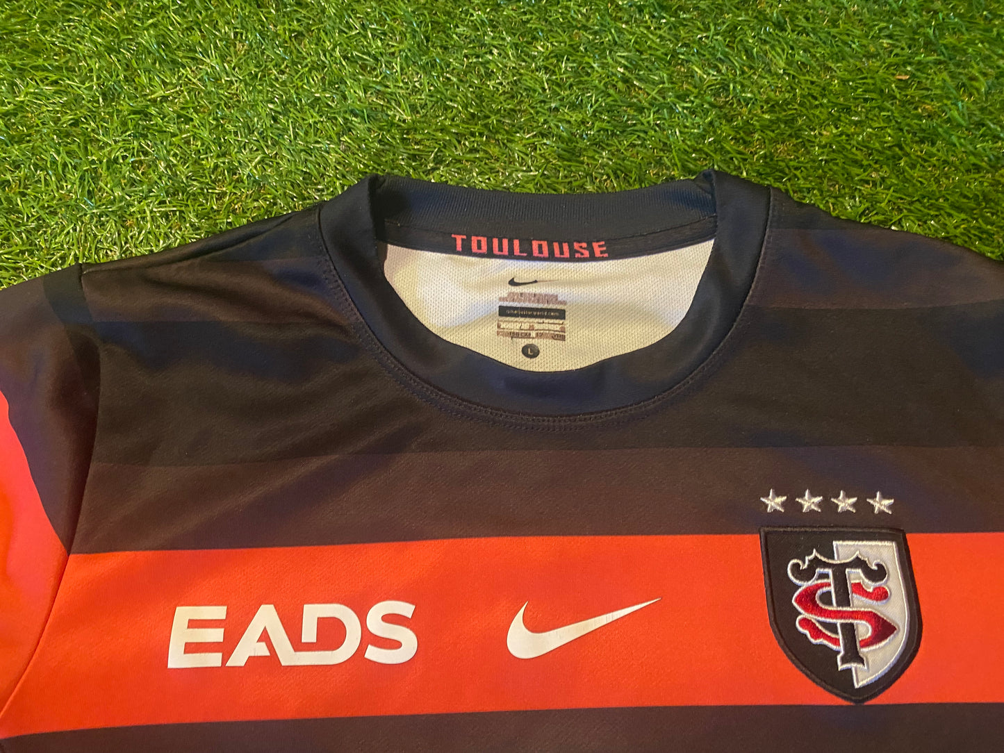 Toulouse Stade Toulousain France French Rugby Union Large Boys 10-11 Year Old Top