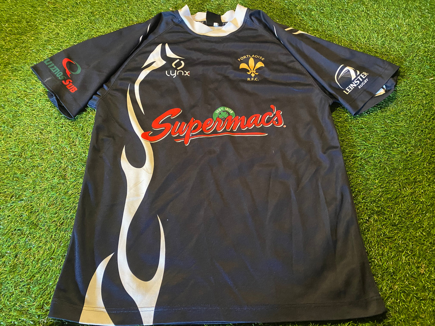 Portlaoise RFC Irish Ireland Eire Rugby Union Football Small Mans Jersey
