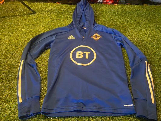 Northern Ireland Ulster Football Soccer Small Mans Adidas Made Hooded Top