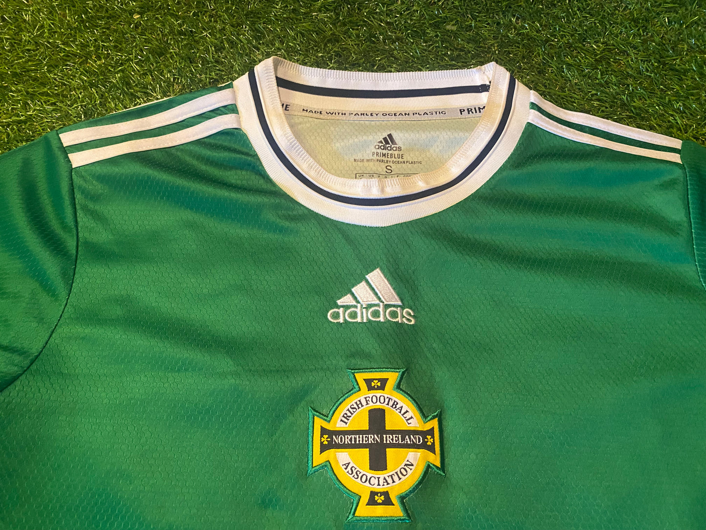 Northern Ireland Ulster Football Soccer Small Mans Adidas Made Jersey