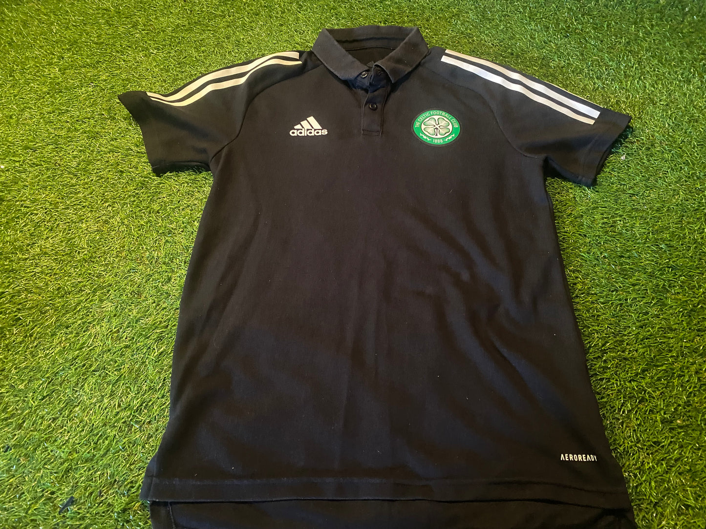 Celtic FC Scotland Football Soccer Small Mans Polo Jersey