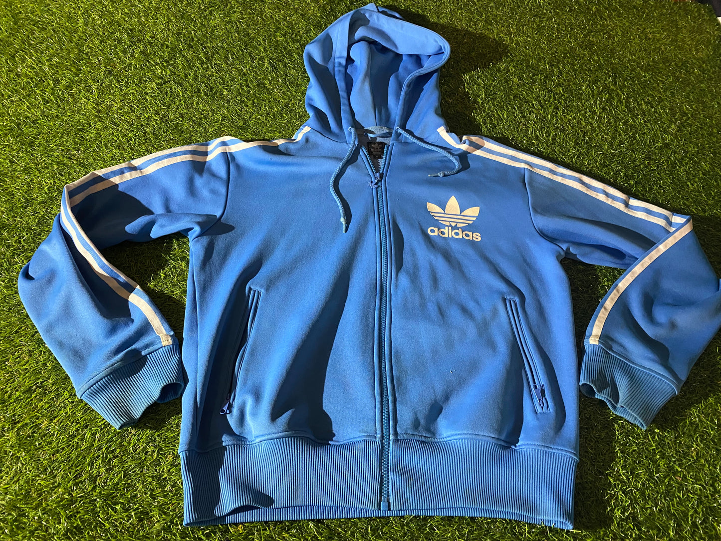 Adidas Made Medium Mans Zip up Hooded Hoody Top