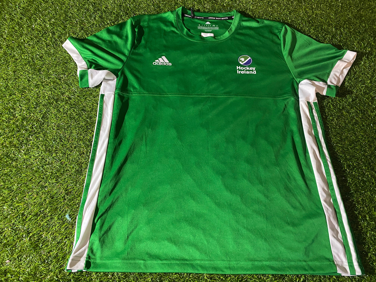 Ireland IRFU Eire Irish Hockey XL Extra Large Mans Adidas Made Home Jersey