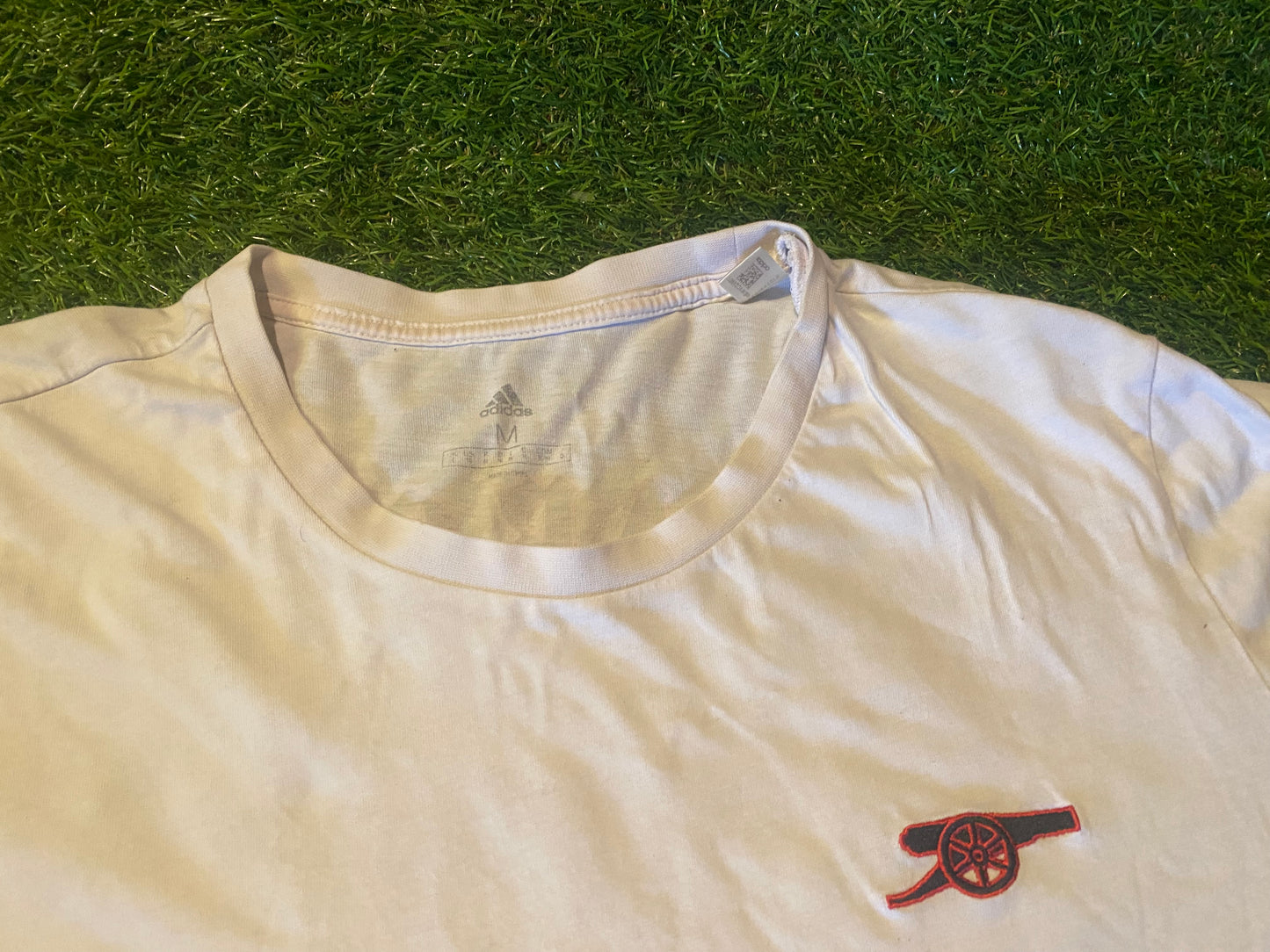Arsenal Gunners England Football Soccer Medium Mans Adidas Cotton Tshirt Top
