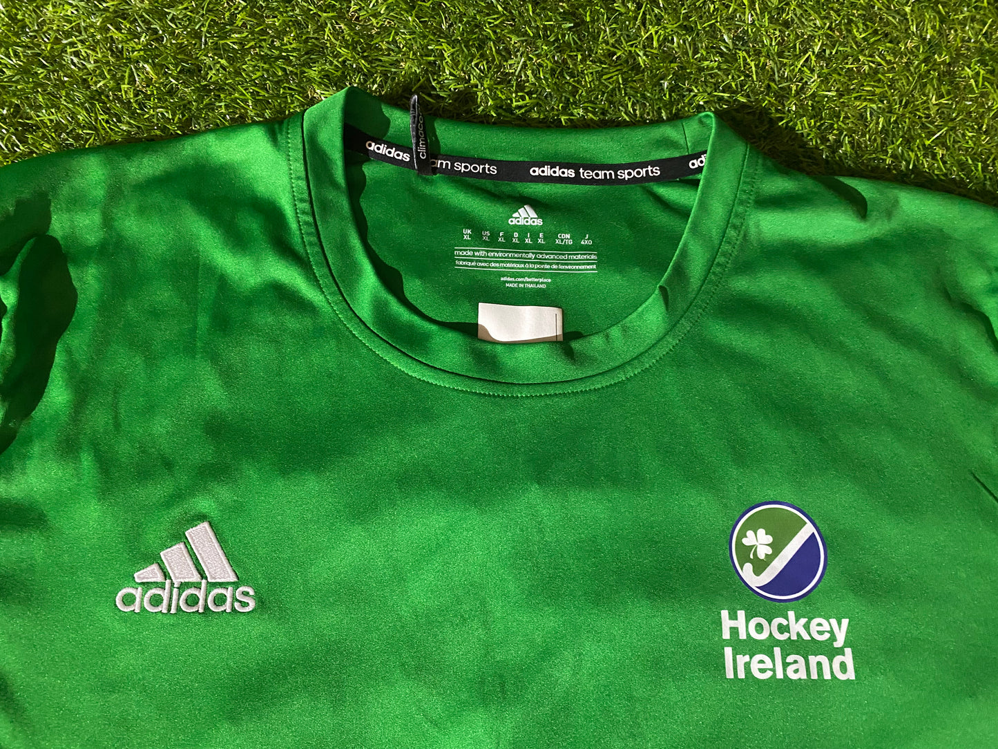 Ireland IRFU Eire Irish Hockey XL Extra Large Mans Adidas Made Home Jersey